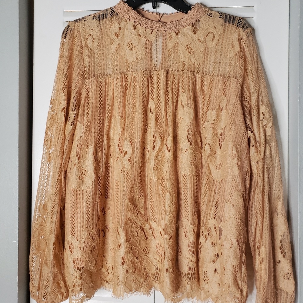 Lace Babydoll Top